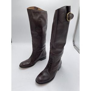 Corso Como Brown Vintage Knee High Boots Size 6 Mint